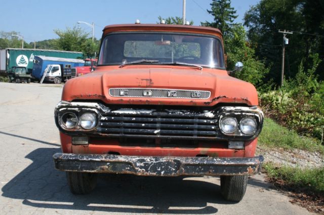 1959 ford f350 original unrestored barn find 292 rare automatic trans turns over