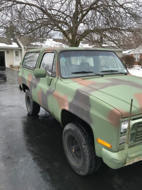 1986 military chevy blazer in excellent condition