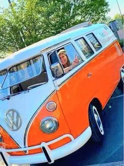 vw bus with kegerator, tv, fun, one of a kind. roof racks, musica