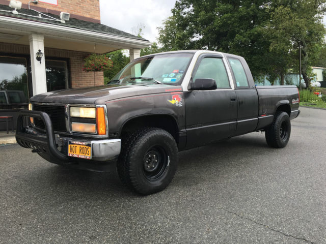 1993 gmc 4x4 stick v8 ext cab short bed m1009 wheels rat hot rod classic custom
