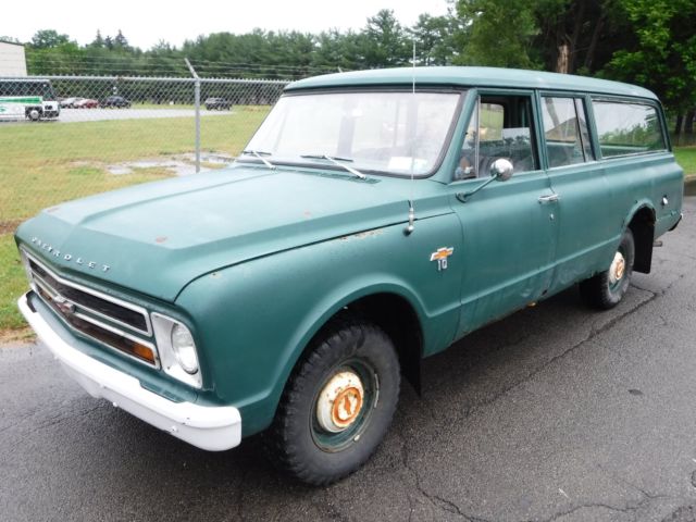 1967 chevrolet suburban 250 6 cylinder 3 speed manual