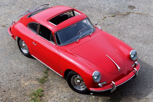 1961 porsche 356b sunroof coupe - extremely well-optioned and strong-performing