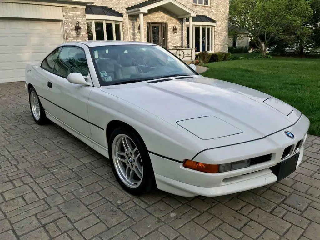 1991 bmw 850i alpine white
