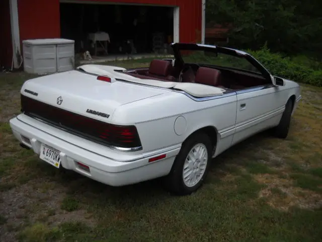 1989 chrysler lebaron gtc convertible