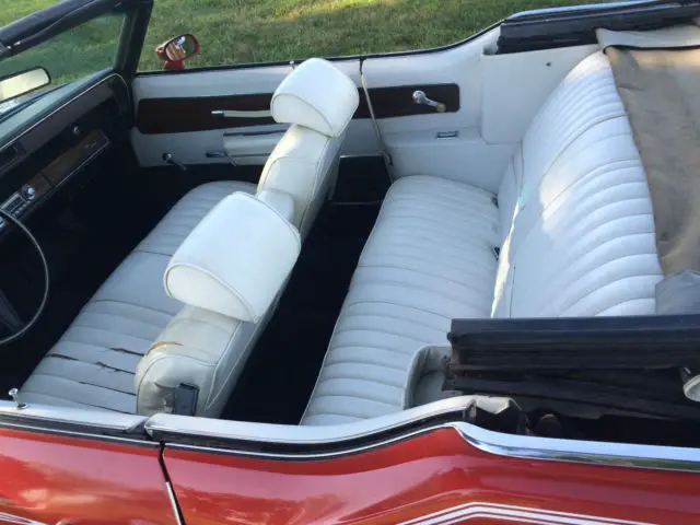 1972 oldsmobile cutlass convertible - very original - matador red