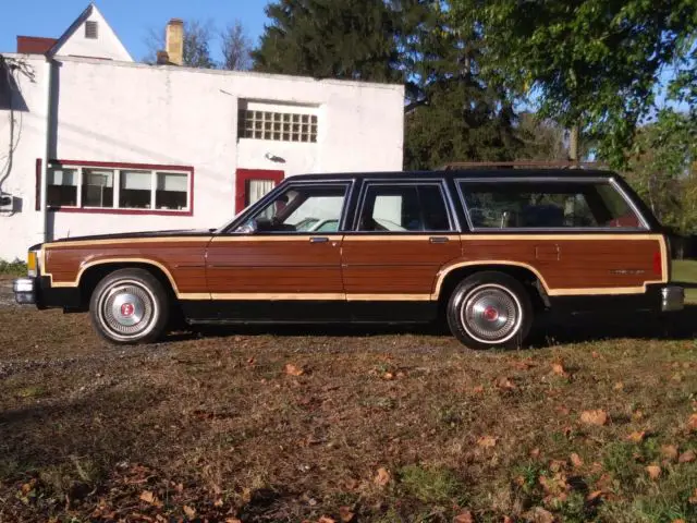 1979 ford ltd country squire station wagon 79,000 actual miles " no reserve "