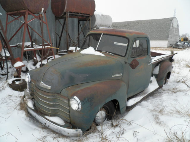 1951 chevrolet 3100 pickup. farm fresh. all original. must see!