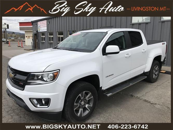 used 2015 chevrolet colorado 4x4 crew cab z71 livingston, mt 59047 for sale in livingston, montana