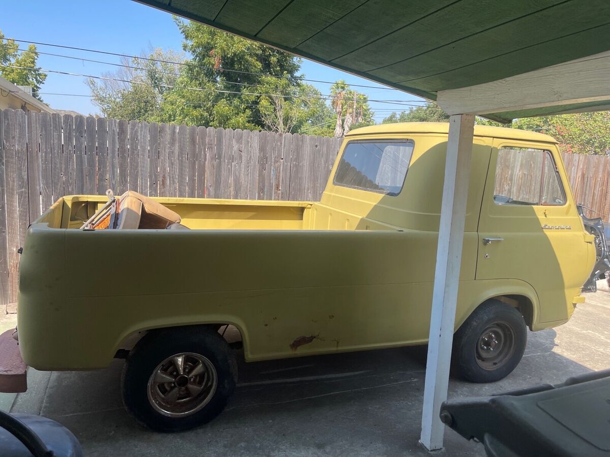 1961 ford econoline van brown rwd manual