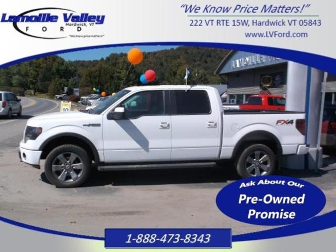 2013 ford f-150 fx4 4x4 fx4 4dr supercrew styleside 5.5 ft. sb for sale in hardwick, vermont