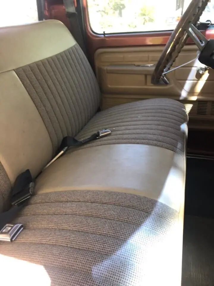 1976 ford f250 pickup orange rwd automatic custom