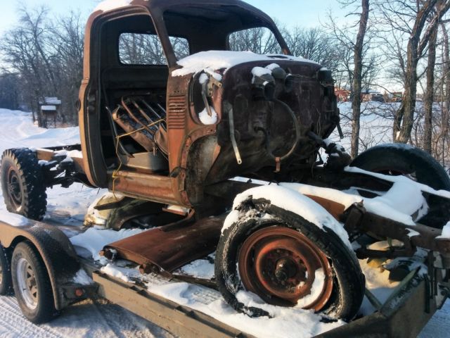 1950 chevrolet pick-up. cab, doors, hood, grille, frame, title. no reserve