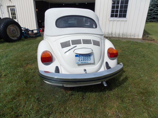 1979 vw superbeetle convertable