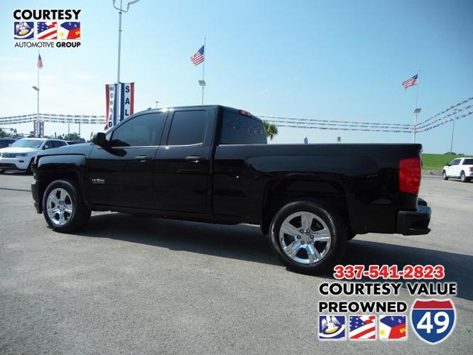 used 2018 chevrolet silverado 1500 2wd double cab custom lafayette, la 70507 for sale in lafayette, louisiana