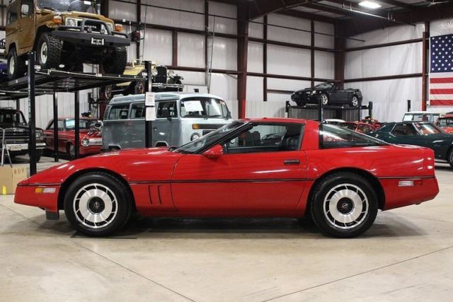 1984 chevrolet corvette 5249 miles bright red coupe 350ci v8 automatic