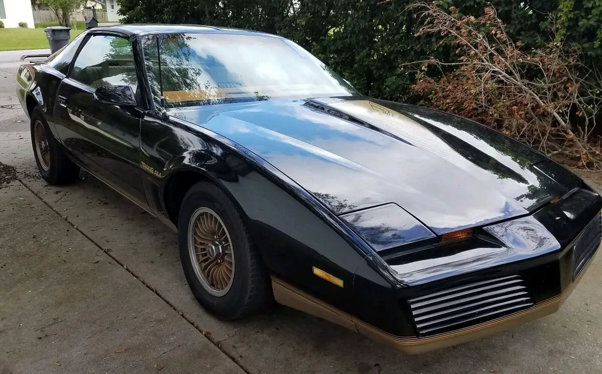 1983 pontiac firebird coupe black rwd manual trans am