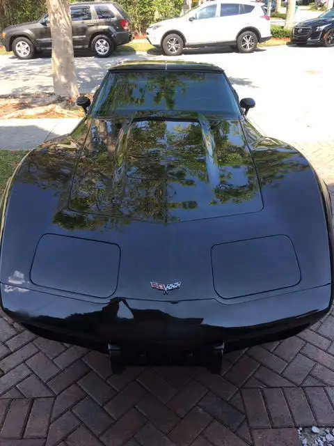 1979 triple black c3 l82 corvette - one of a kind!