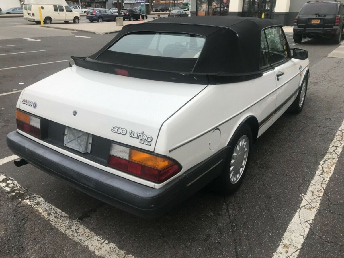 1989 saab 900 turbo convertible auto ac leather classic collectible runs drives