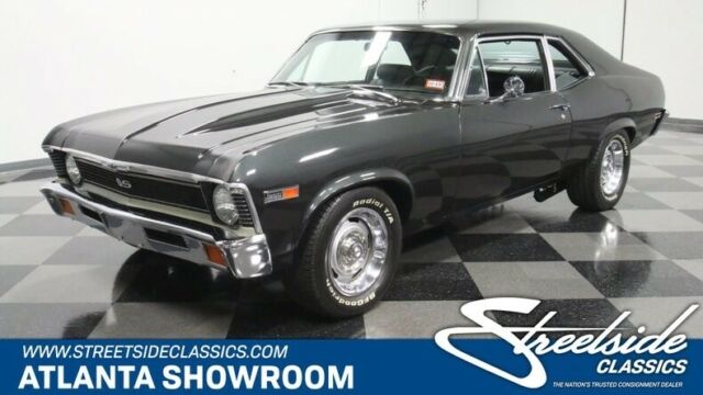 classic vintage chrome chevy ss 350 v8 4 speed manual gunmetal gray metallic