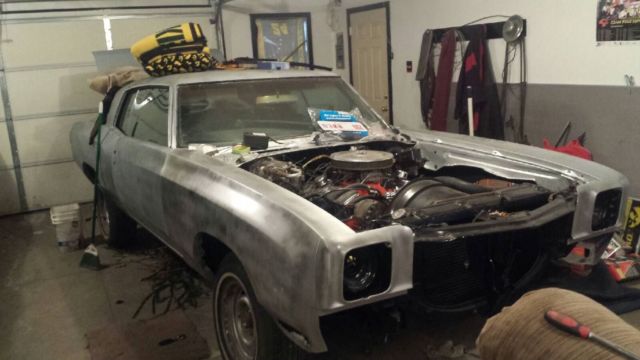 1971 monte carlo ss 454 buckets and council, electric windows, ac, build sheet