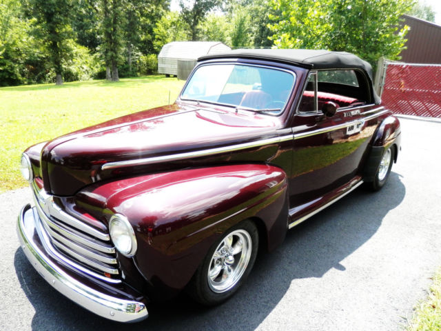 1948 ford convertible street rod hot rod custom classic show car no rat