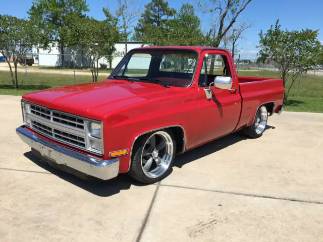 1987 chevy c-10 swb (red)