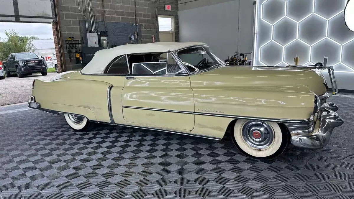1951 cadillac 62 convertible convertible yellow