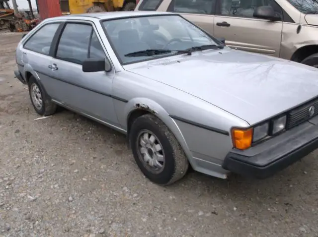 1986 volkswagen scirocco silver runs and drives good