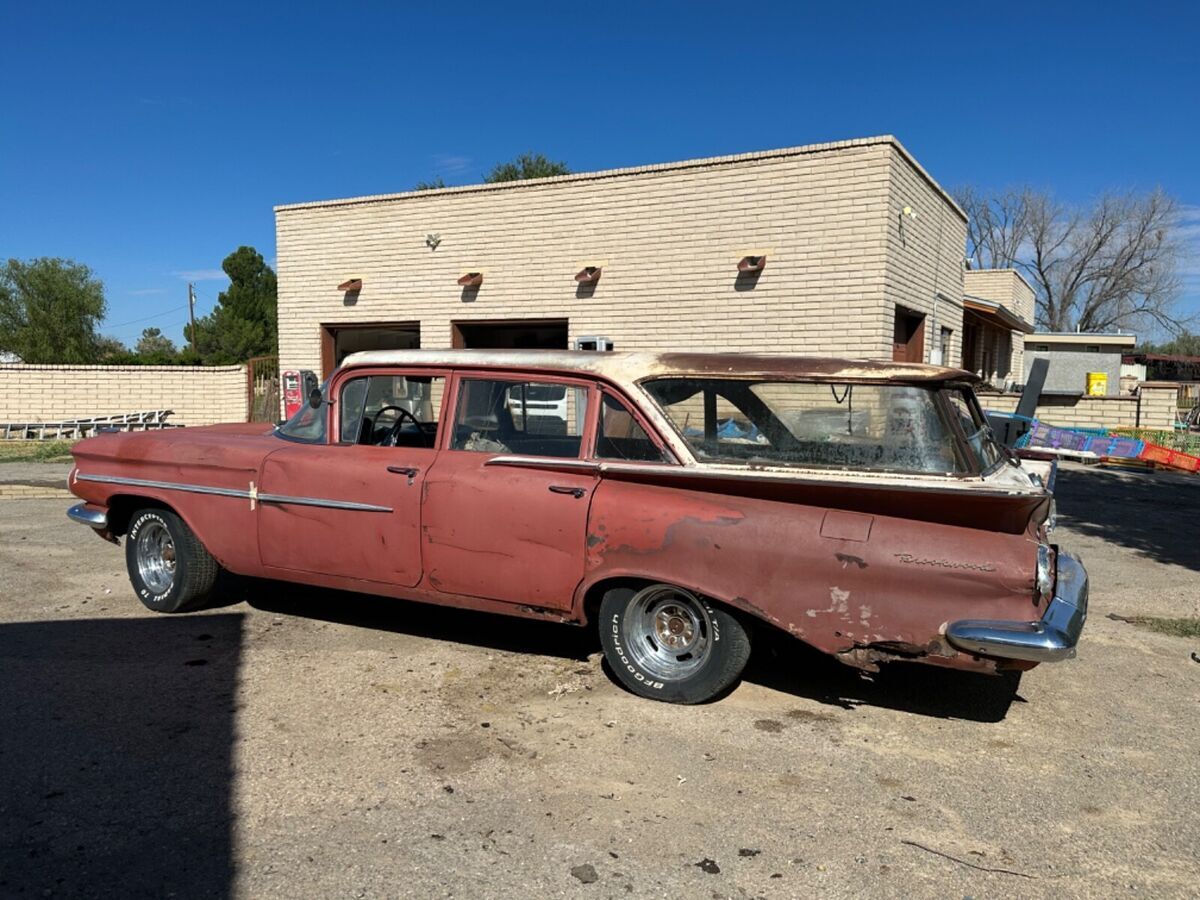 1959 chevy brookwood station wagon project barn find