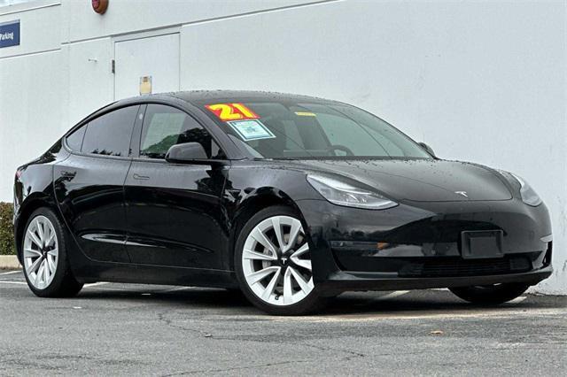 2021 tesla model 3 standard range plus
