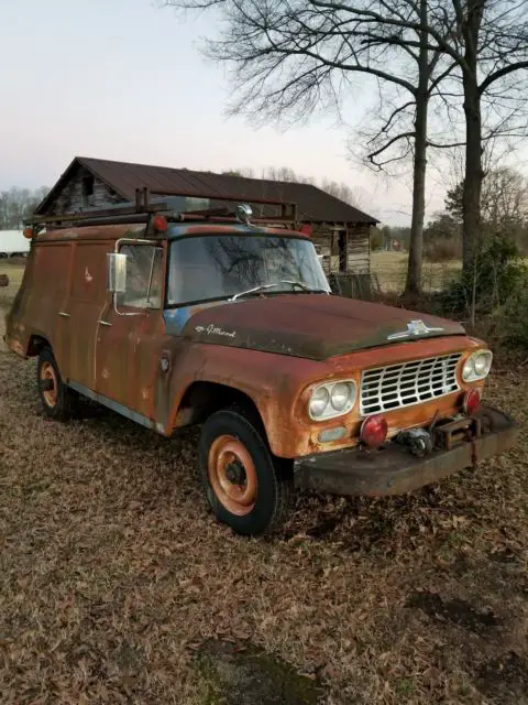 1961 international civil defense panel truck