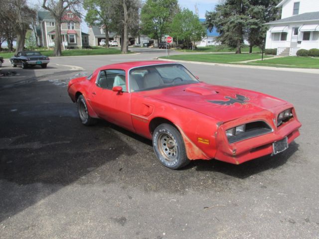 1978 pontiac trans am # match 6.6 400 automatic no reserve 77 76 75 74 73 79 72