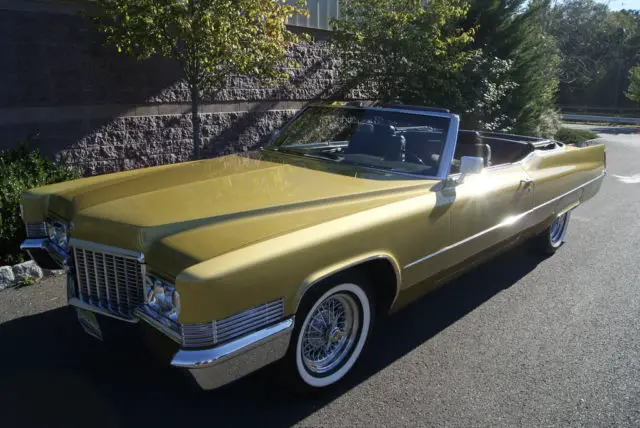 1970 cadillac deville convertible collector quality car must see byzantine gold