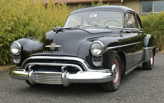 '50 olds rocket 88 club coupe - gm experimental engine - cadillac lasalle 3 spd