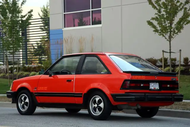 1983 mecury lynx rs (similar to ford escort) 5sp efi, lo mileage, one owner!