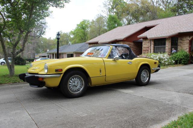 1975 triumph spitfire convertible, near mint condition, 71k original miles!