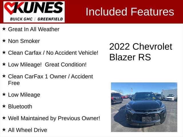 2022 chevrolet blazer rs