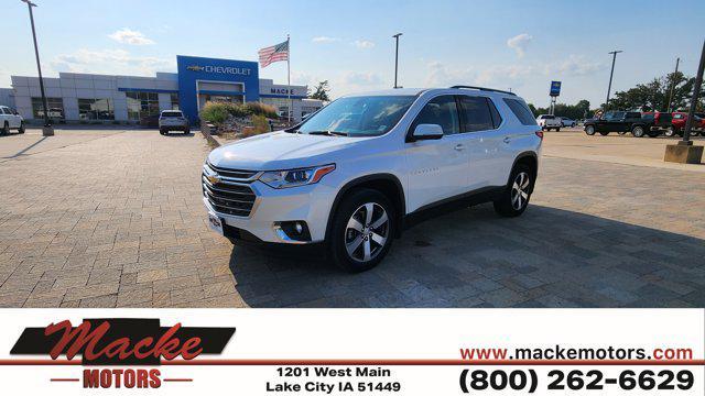 2021 chevrolet traverse lt leather