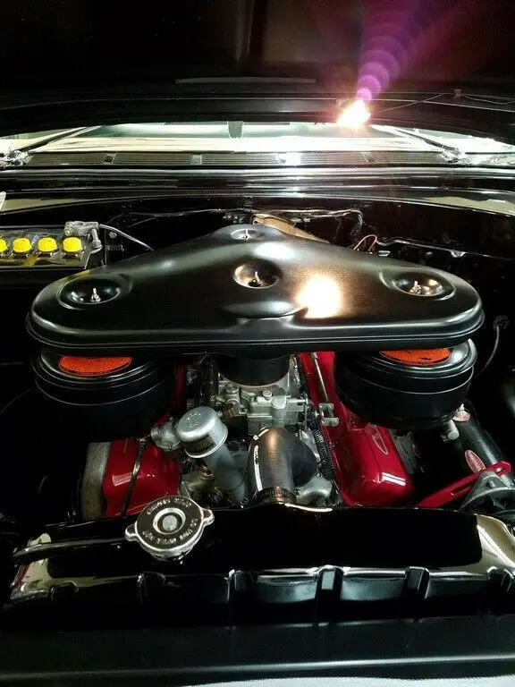 1956 chevrolet bel air 2dr hard top 225hp v8 39,806 mi auto show car