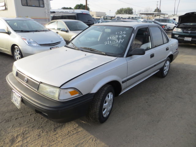 1992 toyota corolla dlx sedan 4-door 1.6l no reserve
