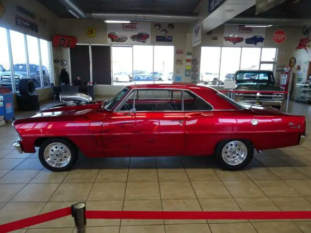 1967 chevrolet nova ss 33403 miles burgundy 350 automatic
