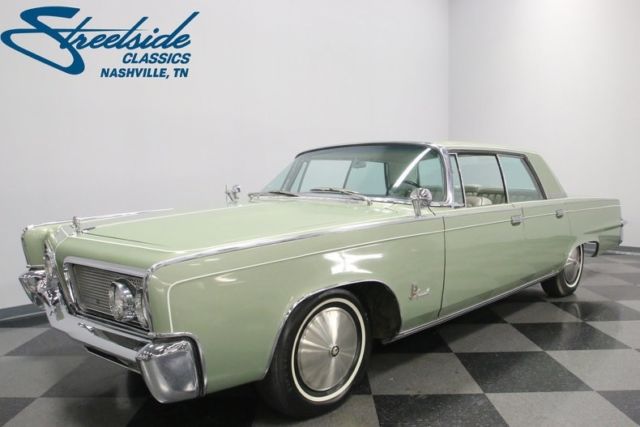 1964 chrysler imperial crown 66566 miles pine mist metallic sedan 413 v8 3 speed