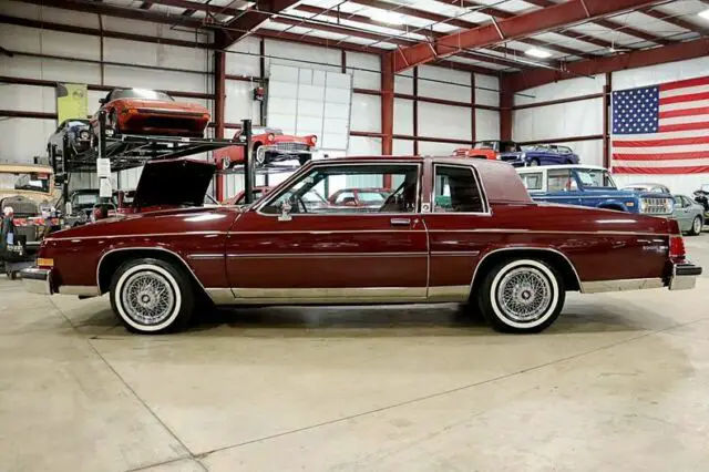 1981 buick lesabre 19845 miles burgundy coupe v6 4-speed automatic
