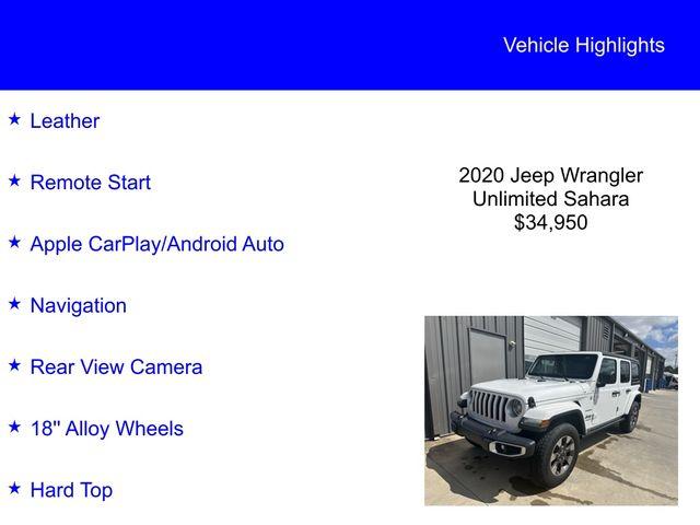 2020 jeep wrangler unlimited sahara