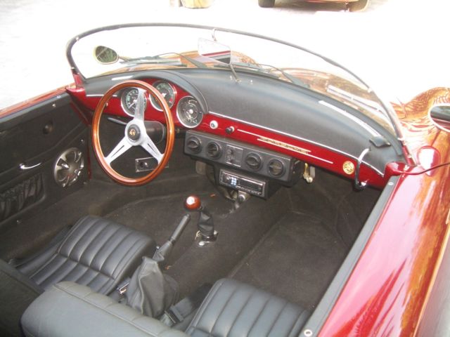 1957 porsche 356 wide body speedster replica by vintage speedsters