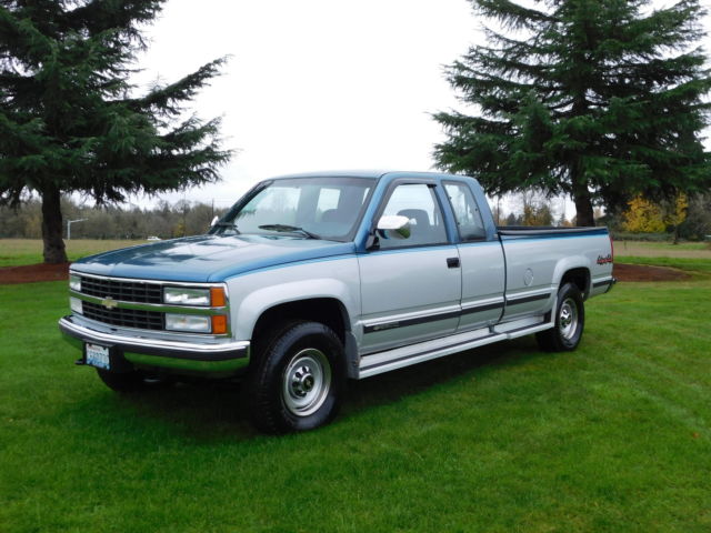 1992 chevrolet k2500 silverado extended cab pickup 2-door 5.7l 112k orig miles
