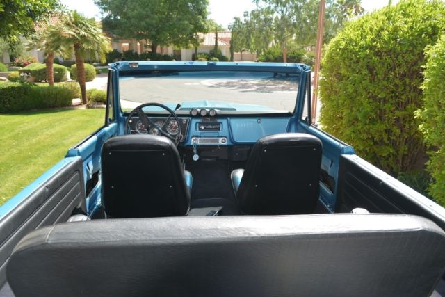1970 chevy blazer 4x4 fuel injected turbo charged $80,000 invested blue & black