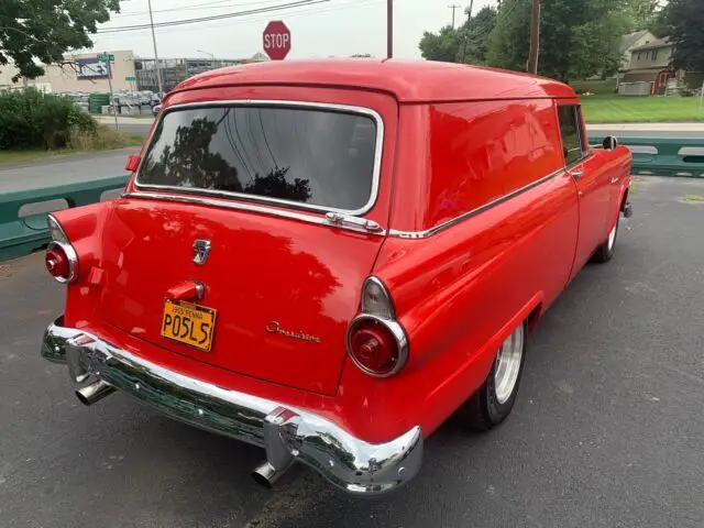 1955 ford courier wagon red rwd manual sedan delivery