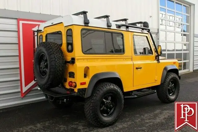 1994 land rover defender 90 d90 1487 miles aa yellow