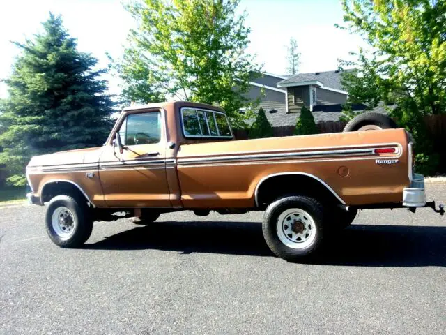 selling with no reserve 1976 ford f250 factory hiboy 4x4 4 sp 390